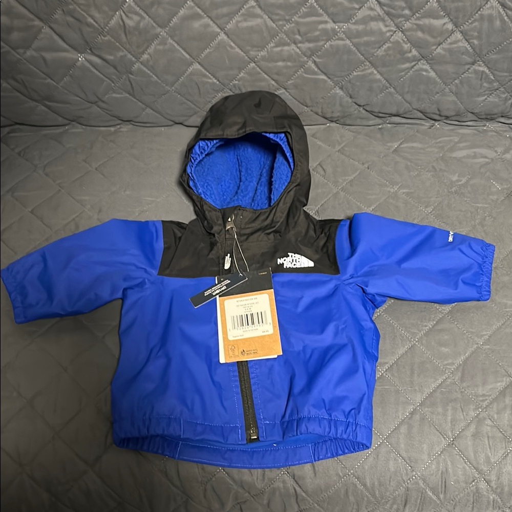 The North Face Kids' Blue and Black Jacket